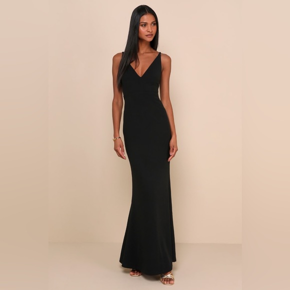 Lulus Dresses & Skirts - NWT Lulus Melora Black Sleeveless Maxi Dress
